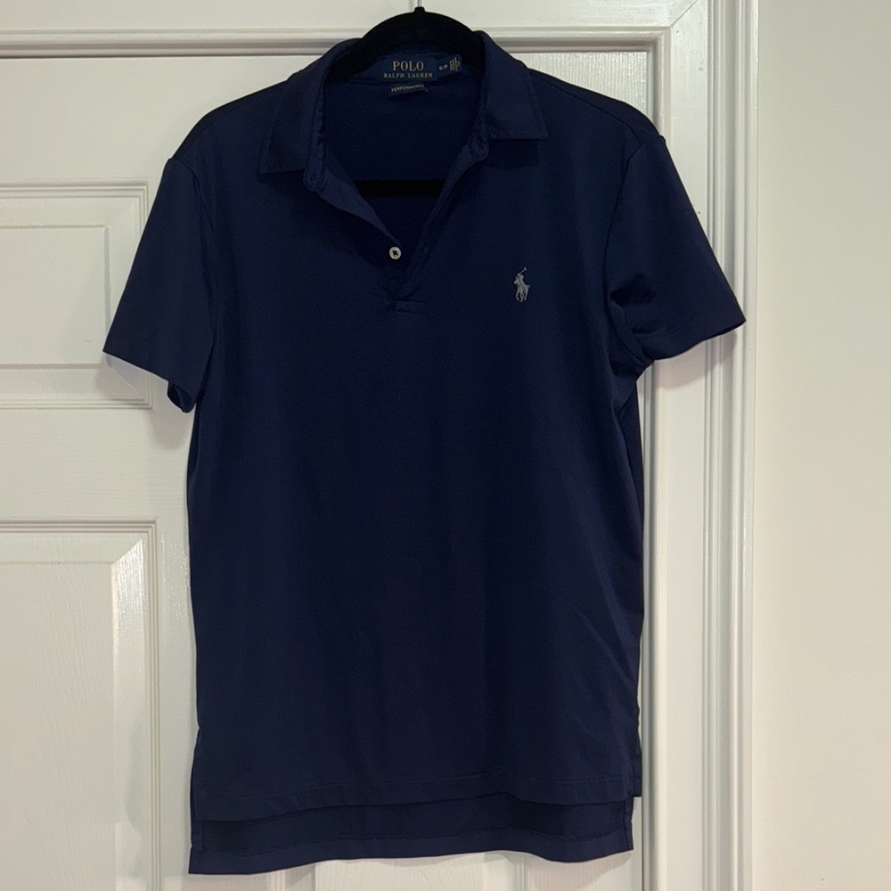 Polo by Ralph Lauren Men's Navy Blue Shirt